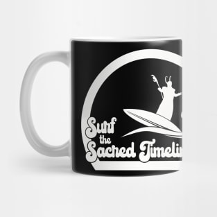 Surf the Sacred Timeline Mug